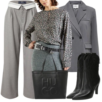 Zimske Outfiti mit Črna Guess "Zimski videz"