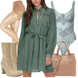 Zimski outfiti s hlačnimi nogavicami image