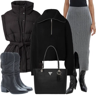 Zimske Outfiti mit Guess "Zimski videz"