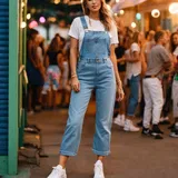 Summer outfits with jeans Kombinezoni za dame image
