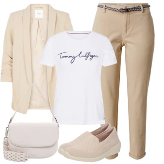 Outfit sa Pink/Bež Tenisica bez vezica/Meka Cipela/Udobna Cipela/Ljetna tenisica/Mricinska cipela/platnena cipela/Tenisica Za Hodanje/neformalna cipela Skechers "Lagana odjeća"