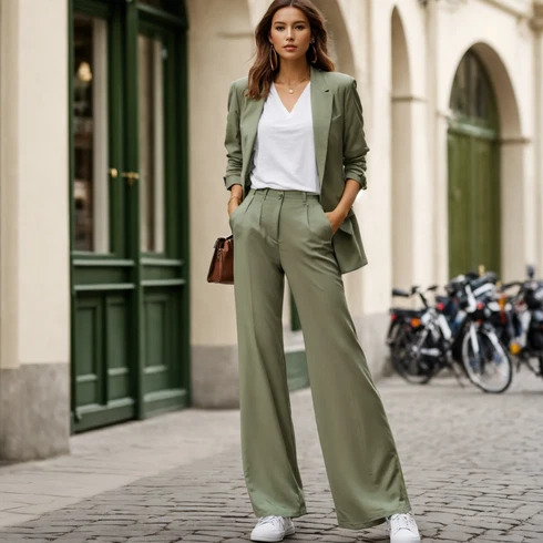 Kombinirajte Tirkizna/Zeleno Odijelo Casual Sako/Kratki Sako/Sako Jakna/Dugi Sako/Oversize Sako/Elegantni Sako/Boyfriend Sako/Kožna jakna za muškarce/Sakoi za Bluzu italy moda