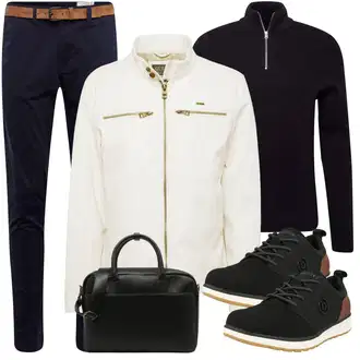 Elegant Outfit mit Dunkelblau Slim Hose/CordHose/Cord Legging/Skinny Hose/SamtHose/Twill Hose/Jeggings Tom Tailor Denim "Buro Outfit"Look: Uni, Outdoor, Old Money, Smart Casual, Unisex, Coole, Elegant, Classic, Schlichte