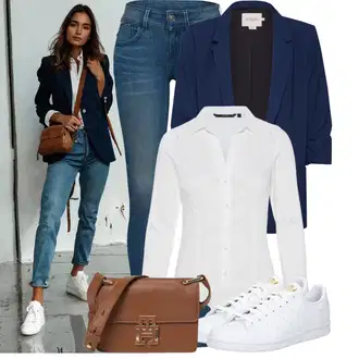 Outfit sa Pastelne boje/Smeđa/TamnoPlava/Plava Odijelo Sako Jakna/Sakoi za Bluzu/Casual Sako/Kožna jakna za muškarce/Pamučni Sakoi/Elegantni Sako/Pleteni Sako/Dugi Sako/Blejzer s Printom za Žene/Kratki Sako/Kožna Jakna za Muškarce SOAKED IN LUXURY "Lagana odjeća"