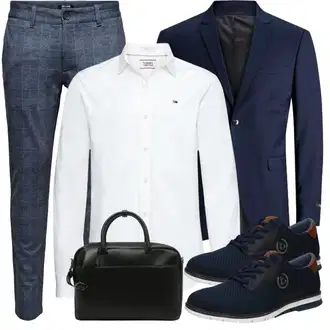 Business Outfits mit Weiß/Creme Bluse Große Größe/Business Hemd/Musselin Hemd/Casual Hemd/Hemdbluse/Bügelfreies Hemd/Businesshemd Tommy Jeans "Business Outfit"