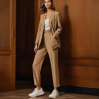 Outfity pro matri?ní ú?ad Svatba s St?íbrný/?edá/Bílá/Krémová Kruhová Pilgrim "Casual kalhotový kostým vzhled"Look: Karneval, Koncert, Festival, ?kola, Svatba, Nový Rok