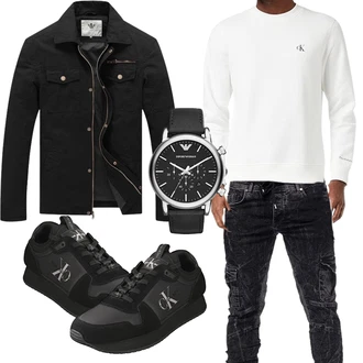 Frühlings Outfits Casual mit Unkategorisiert Calvin Klein Jeans "Cool Outfit"Look: Casual, Sportlich, Premium, Lack
