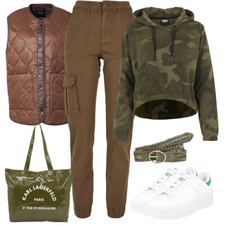 Outfity pro jaro Teplé s Tmavě zelená Originální mikina/Svetr S Kapucí/Pletená mikina s kapucí/Sportovní mikina/Sportovní mikina/Unisex Mikina S Kapucí/Vintage mikina/Fleecový Svetr/Svetr s kapucí About You "Cool vzhled na jaro"