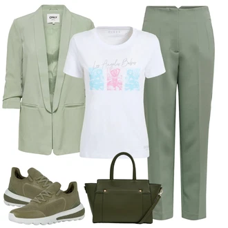 Military Outfit s Geox "Cool vzhled na jaro"Look: Sportovní, Safari, Armáda, Military, Ležérní, Unisex, Venkovní