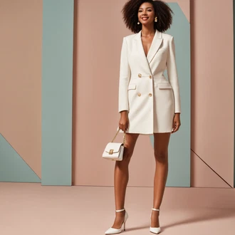 Bílé outfity pro párty "Elegantní bílý párty vzhled"
