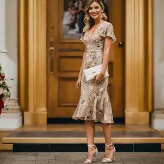 Outfity pro svatební hosty "Elegantní host na státním úřadu"