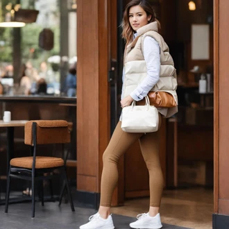 Chic outfity Svátost oltářní s Bílá/Krémová Halenka se Stojatým Límcem/Businessová Halenka/Blůza s knoflíčkem/Halenkové Body/Halenka s Dlouhým Rukávem/Žehlení odolná blůza/Blůza s nášivkou na lokti/Halenka Slim Fit tatuum "Elegantní Sportovní Oblečení"Look: Bar, Banka, Svátost oltářní, Biřmování, Chatky, Galavečer, Párty, Škola, Koncert, 40. narozeniny