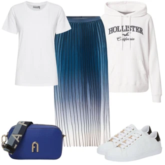 outfit mit Superga Superge z Bleščicami/Teddy Superga/Superge z ježkom Guess "Barvita pomladna oprava"