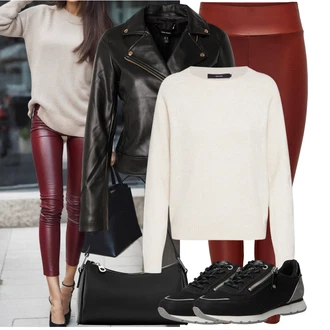 Outfit s Černá Přibližovací bota/Tréninková bota/Gymnastická bota/Běžecká bota/Kopačka na umělý povrch/Bota na fitness Mustang "Vzhledy pro volný čas"