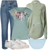 Kombinirati Elegantne Boyfriend Traperice image