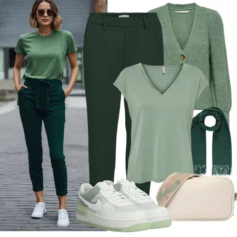 Kombinace Zelená/Tmavě Zelená Zimní Kalhoty/Funkční Kalhoty/3/4 Kalhoty/Navlékací Kalhoty/Business Kalhoty/Strečová Kalhoty/Úzká Kalhoty/Kalhoty s 5 kapsami/Bengaline Kalhoty/Mušelínové kalhoty Object