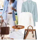 Kombinovat Halenky s Džínami s Širokými Nohavicemi image