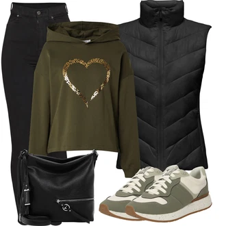 Outfit s ?erná Pe?ová Vest/Pro?itý Prslu?enství/Vest bez Rukáv?/Izola?ní Vest/Jezdecká Vest/Funk?ní Vest/Puffer Vest Only "Vzhledy pro volný ?as"