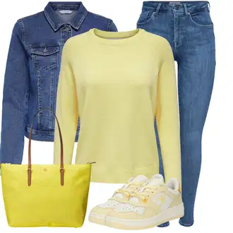 Outfit sa Krem/Bež/Žuta Niska Tenisica/Teddy Tenisica/Kožna Tenisica/Rupičasta Tenisica/Ljetna Tenisica/Skate cipela/Vintage Tenisica/Tenisica s platformom Tommy Jeans "Ulični Stil Odjeće"