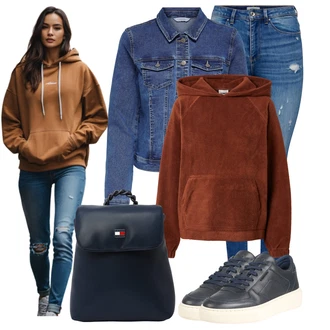 Outfit sa Crna Bullboxer "Outfiti za slobodno vrijeme"