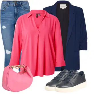 Outfit sa Pastelne boje/Smeđa/TamnoPlava/Plava Sako Jakna/Sakoi za Bluzu/Casual Sako/Kožna jakna za muškarce/Pamučni Sakoi/Elegantni Sako/Pleteni Sako/Dugi Sako/Blejzer s Printom za Žene/Kratki Sako/Kožna jakna za muškarce SOAKED IN LUXURY "Odjeća za slobodno vrijeme"