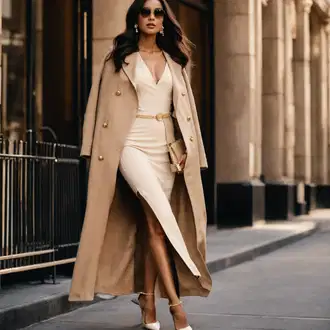 Elegantní outfity "Hedvábný křestní-pohled"