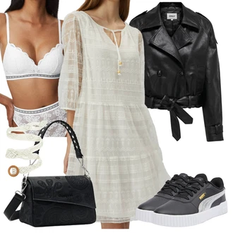 Outfit s Šaty orsay "Jarní outfit"