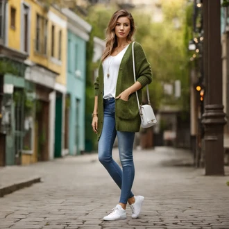Atraktivní outfity Vánoce s Zelená/Tyrkysový/Tmavě zelená Svetr kroj/Dlouhé Kardigany/Zimní svetr/Svetr s podšívkou/Kašmírový kardigán influencer "Jarní Outfit na Ulici"Look: Bar, Vánoce, Koncert, Chatky, Škola, Zvláštní příležitosti, 50. narozeniny, 40. narozeniny, 70. narozeniny