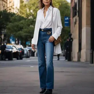 Outfity na Nový rok "Jeans Ab 60 Look"