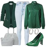 New Look High Waist džíny outfity image