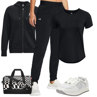 Outfit s Under Armour, Černá/Červená/Tmavě modrá/Modrá Under Armour, Under Armour "Lehké jarní outfit"