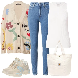 outfit mit Svetlo modra/Modra Usnjena Jakna/Push up Kavbojke/Moška Usnjena Jakna/Usnjene Čevlje/Kavbojke Visokega Pasu/Kavbojka z Nizkim Pasom Calvin Klein Jeans "Lahka obleka"