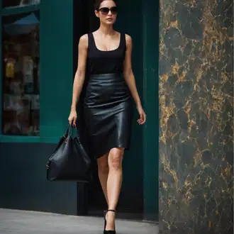 Džínovina Outfit s Černá/Hnědá/Modrá Krátký Top/Bustierový Top/Krátký top/Halenek top/Tílko s ořezem Nasty Gal "Letní Outfit na Pohřeb"