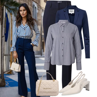 Vysoké Podpatky Outfit s Bílá/Krémová/Béžová/Červená Nezařazené Calvin Klein "Elegantní vzhled"