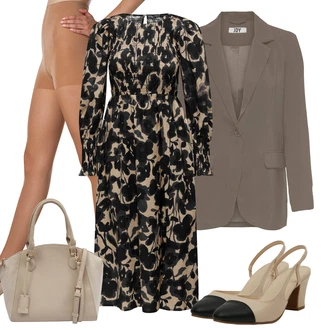 Den otců Outfit s Béžová bellinda "Módní jarní outfit"Look: Den na pláži, Den otců, Den matek, Bar