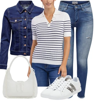Outfity pro volný čas Zima s Modrá Only "Oblečení pro volný čas"