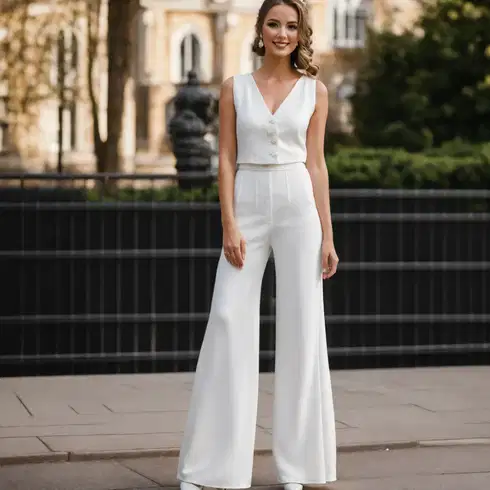Kombinace Dlouhé Bílá Kalhoty Bootcut/Rozšířená Kalhoty/Dlouhá Kalhoty/Kalhoty se Štěrbinou/Široká Kalhoty/Zvonová Kalhoty/Tradiční Kalhoty/Mušelínové kalhoty/3/4 Kalhoty/Marlene Kalhoty Pull&Bear