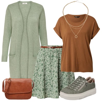 outfit mit Siva/Svetlo modra JdY "Outfit za Sprehod"