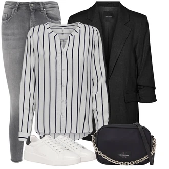 Dlouhé Outfit s Tmavě modrá/Modrá/Černá/Hnědá Taška Přes Rameno/Brašna/Pásková taška/Malá Taška/Klasická Taška Přes Rameno/Sportovní Taška Přes Rameno Calvin Klein Jeans "Outfity na volný čas"