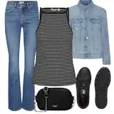 Flared outfity image