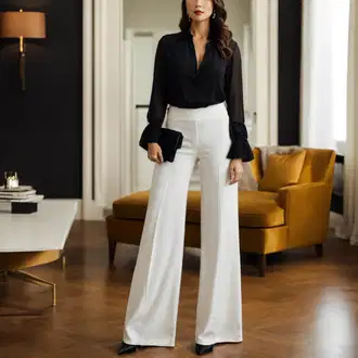 Kombinacije za novu godinu Šik sa Sandale fb2 "Party Crno Bijeli Stil"Look: Rap, Poslovni, Chic, Šik, cool, Francuske, Talijanski, moderne, Prekrasan