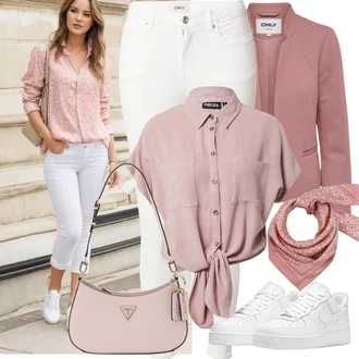 Dlouhé Outfit s Růžová/Fialová/Hnědá Neformální Sako/Kožená bunda/Kožená bunda pro muže/Pletený Sako/Blůzové Sako/Krátké Sako/Blejzrové Bund/Elegantní Sako/Bavlněný Sako/Teplákový blejzr/Kožená Pánská Bund Only "Stylový look na jaro"
