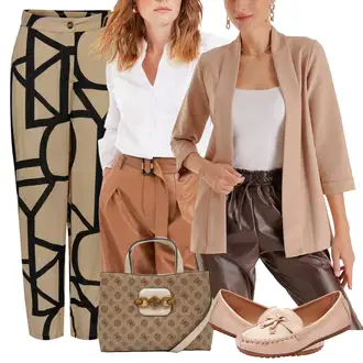 Baggy outfit mit Patchwork Kavbojke/Moška Usnjena Jakna/Culotte Kavbojke/Trenirka Jeans/Baggy Kavbojke/Dad Kavbojka/Kavbojke z Razporkom/Cargo kavbojke/Široke Kavbojke Only "Popolna za pomlad"