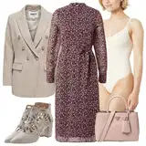 Bež Lascana Čizmice Outfiti image
