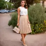 Korejské sukně outfity image