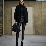 Punkové Gumové Kotníkové Boty Outfity image