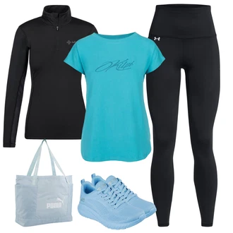 Outfit s Tmavě modrá/Červená/Bílá/Černá/Modrá/Světle modrá Under Armour "Jarní Outfit"