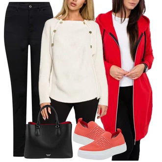 Preproste outfit mit Kavbojke Visokega Pasu/Kavbojke z Razporkom/Usnjena Jakna/Push up Kavbojke/Ozke Kavbojke/Usnjene Čevlje/Termodžinsi/Zimska jakna orsay "Pomladanski Outfit"Look: Zunaj, Stari denar, Kul, Preproste