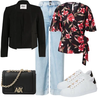 outfit mit Superga Superge z Bleščicami/Teddy Superga/Superge z ježkom Guess "Pomladanski Outfit"