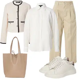 Skirt outfits for summer "Pomladanski Outfit"